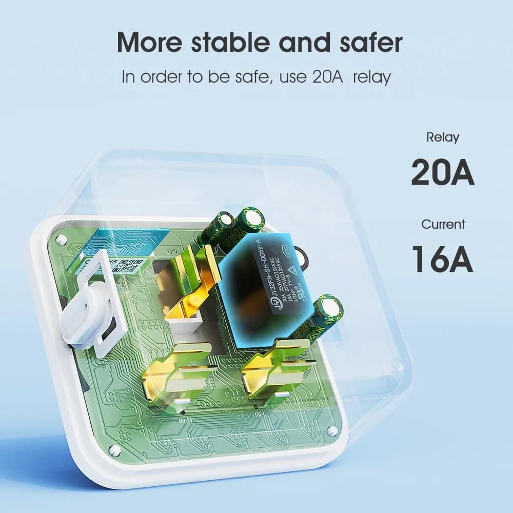 Prise intelligente universelle Tuya 16A avec WiFi, RF433 et port USB-C slide 4