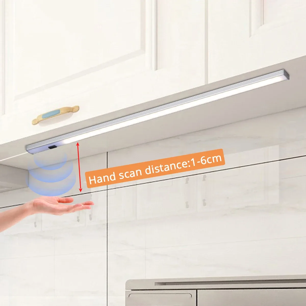 Réglette LED en aluminium avec capteur de mouvement par balayage de la main - USB 5V - Image 5