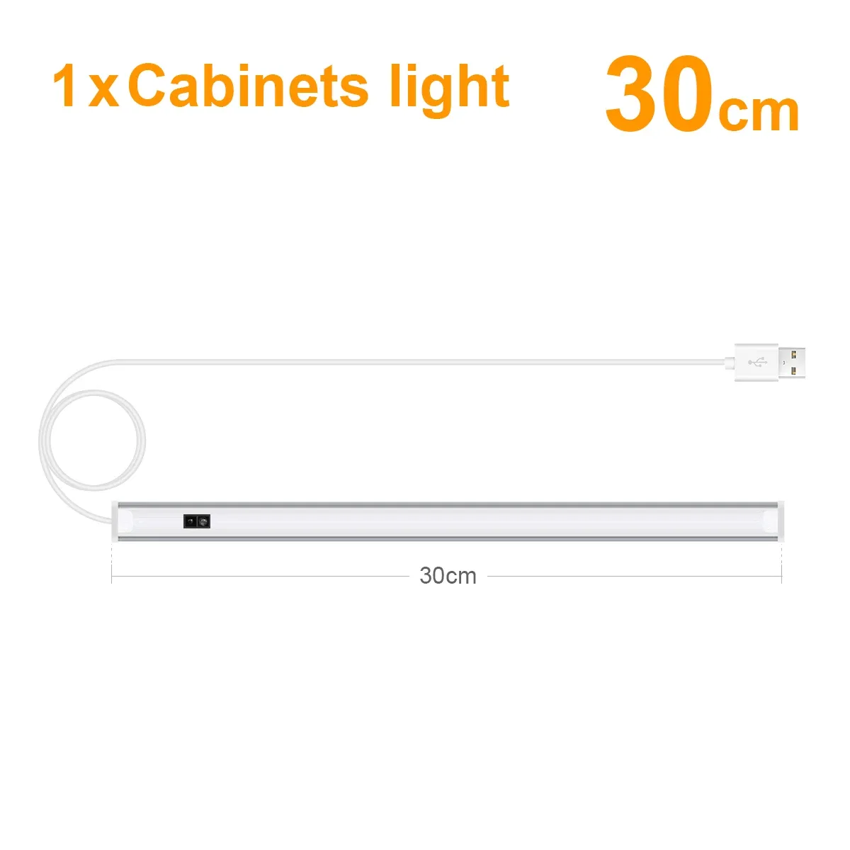 Réglette LED en aluminium avec capteur de mouvement par balayage de la main - USB 5V slide 12
