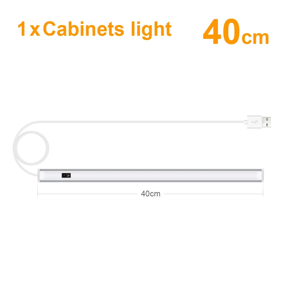 Réglette LED en aluminium avec capteur de mouvement par balayage de la main - USB 5V slide 11