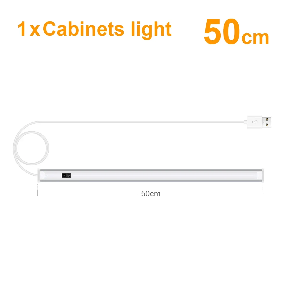 Réglette LED en aluminium avec capteur de mouvement par balayage de la main - USB 5V slide 10