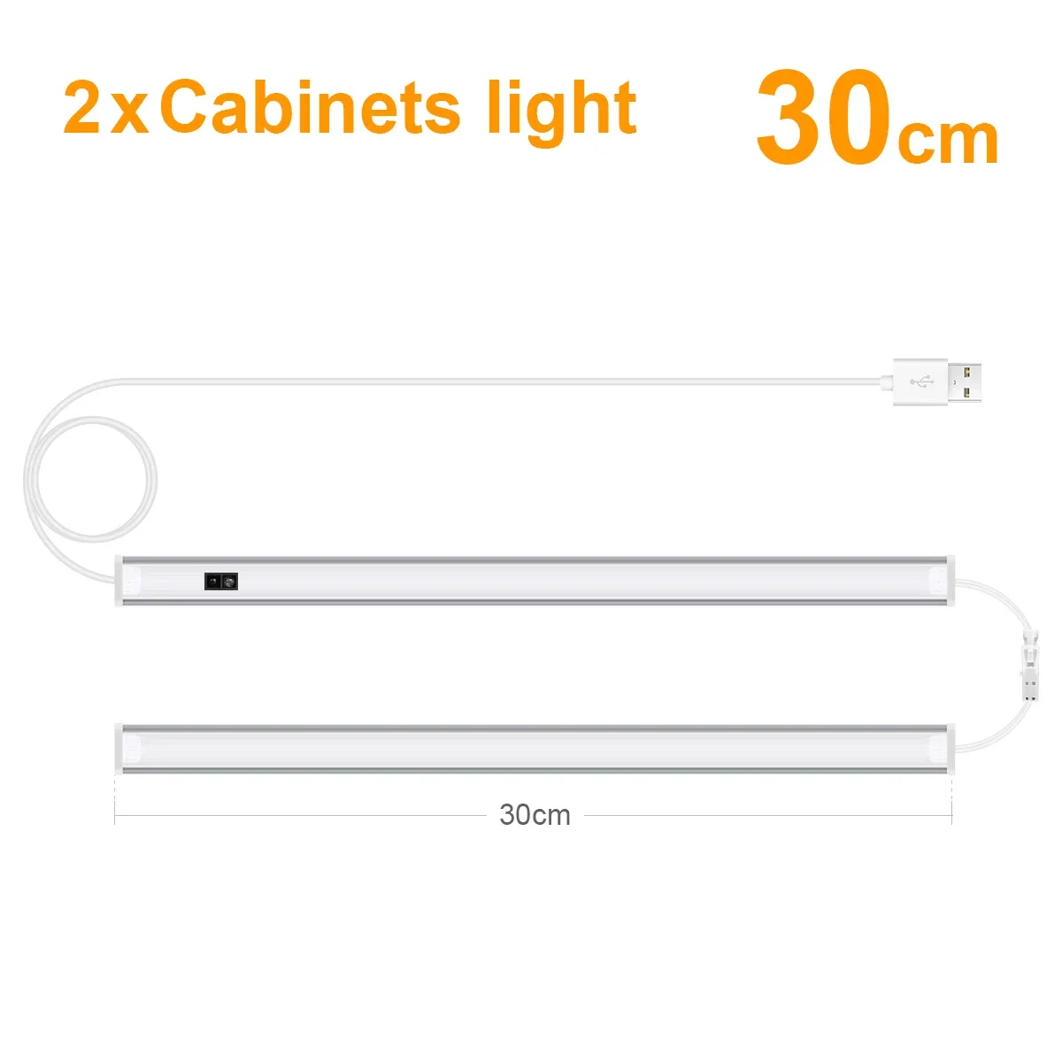 Réglette LED en aluminium avec capteur de mouvement par balayage de la main - USB 5V slide 9