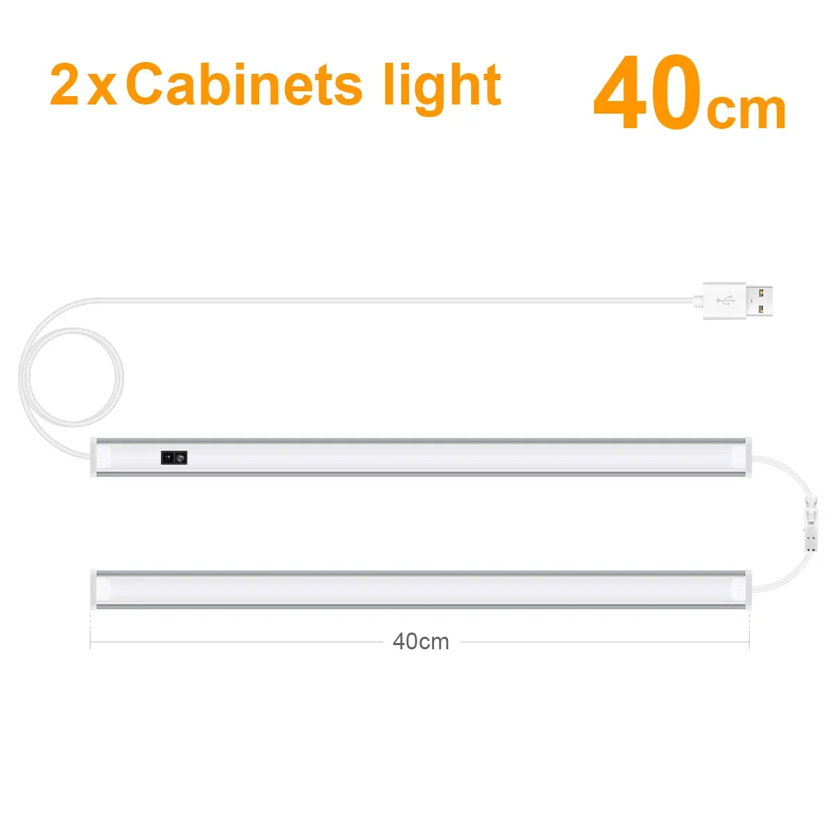 Réglette LED en aluminium avec capteur de mouvement par balayage de la main - USB 5V slide 8