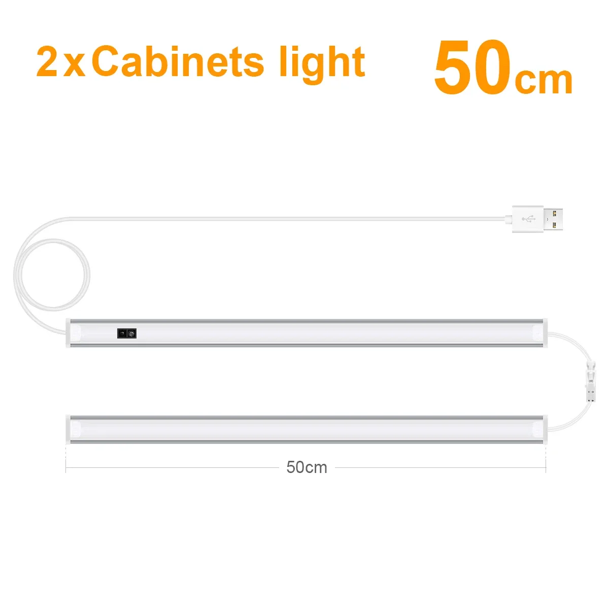 Réglette LED en aluminium avec capteur de mouvement par balayage de la main - USB 5V slide 7