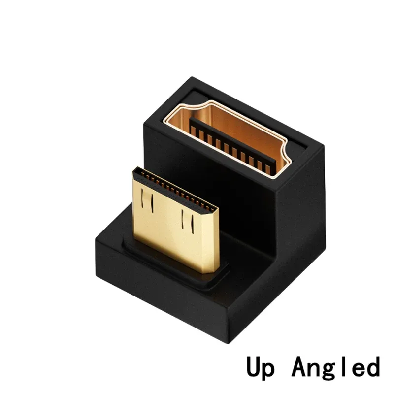 Adaptateur d'extension Mini HDMI vers HDMI 8K - Mâle vers Femelle - Angle à 90° - Image 2