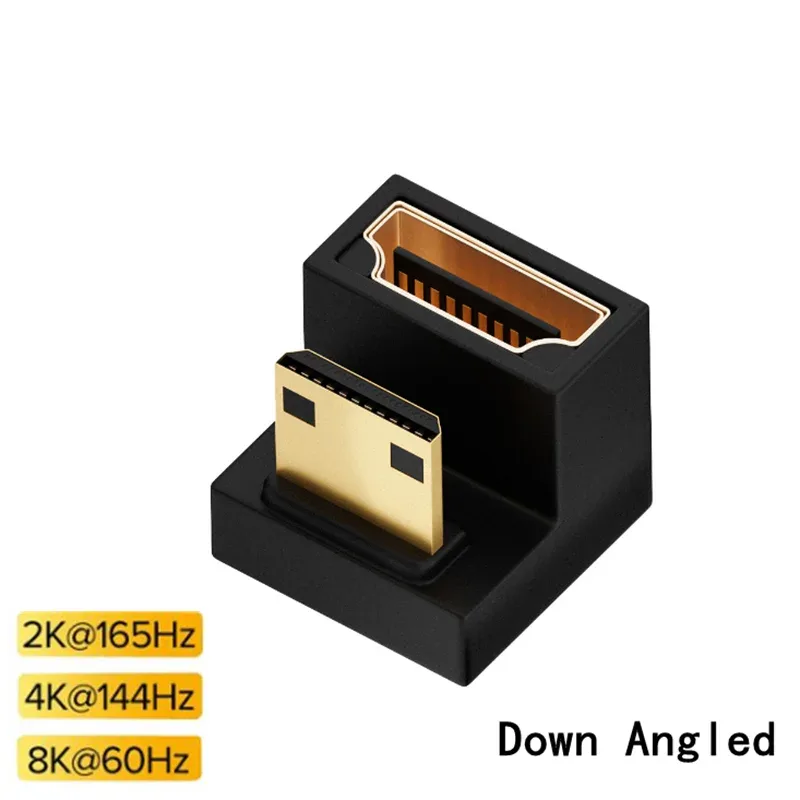 Adaptateur d'extension Mini HDMI vers HDMI 8K - Mâle vers Femelle - Angle à 90° slide 7