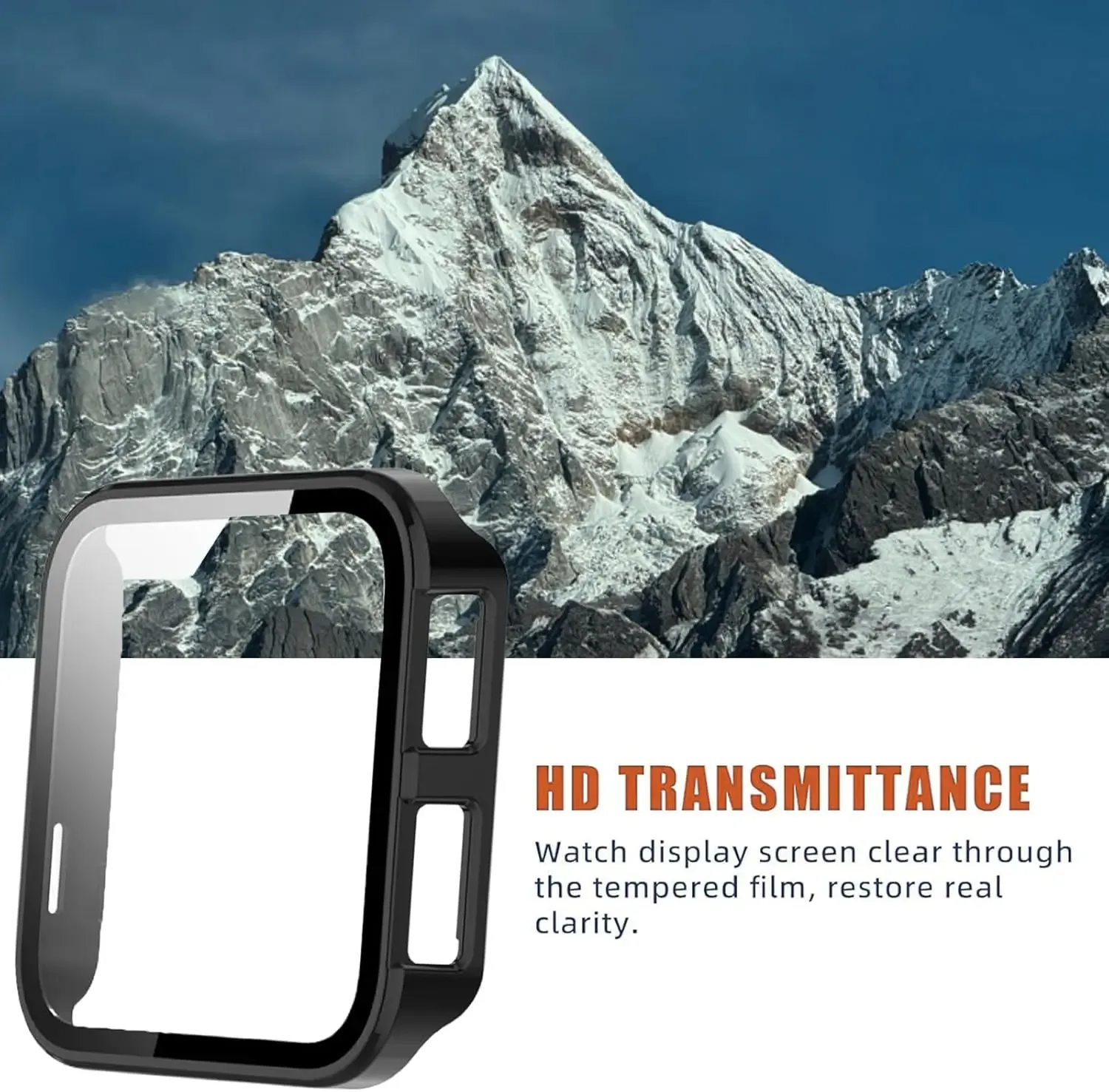 Coque de protection en PC avec verre trempé pour Garmin Venu x1 slide 5