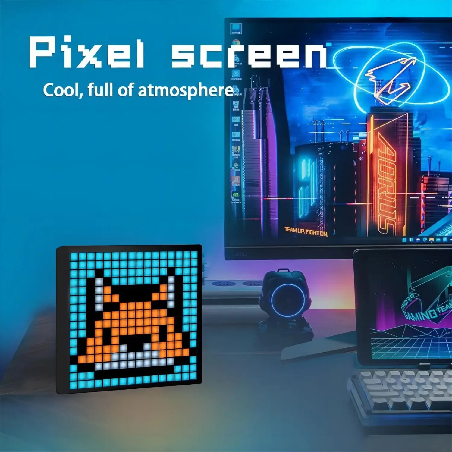 Écran Matriciel LED Pixel Art Intelligent - RGB, Bluetooth avec Contrôle par Application slide 4
