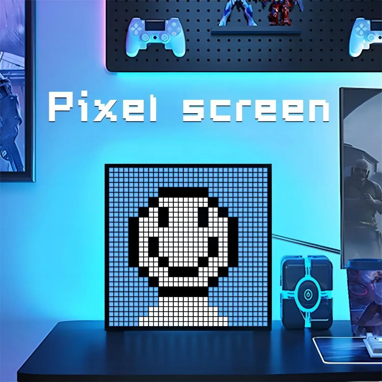 Écran Matriciel LED Pixel Art Intelligent - RGB, Bluetooth avec Contrôle par Application