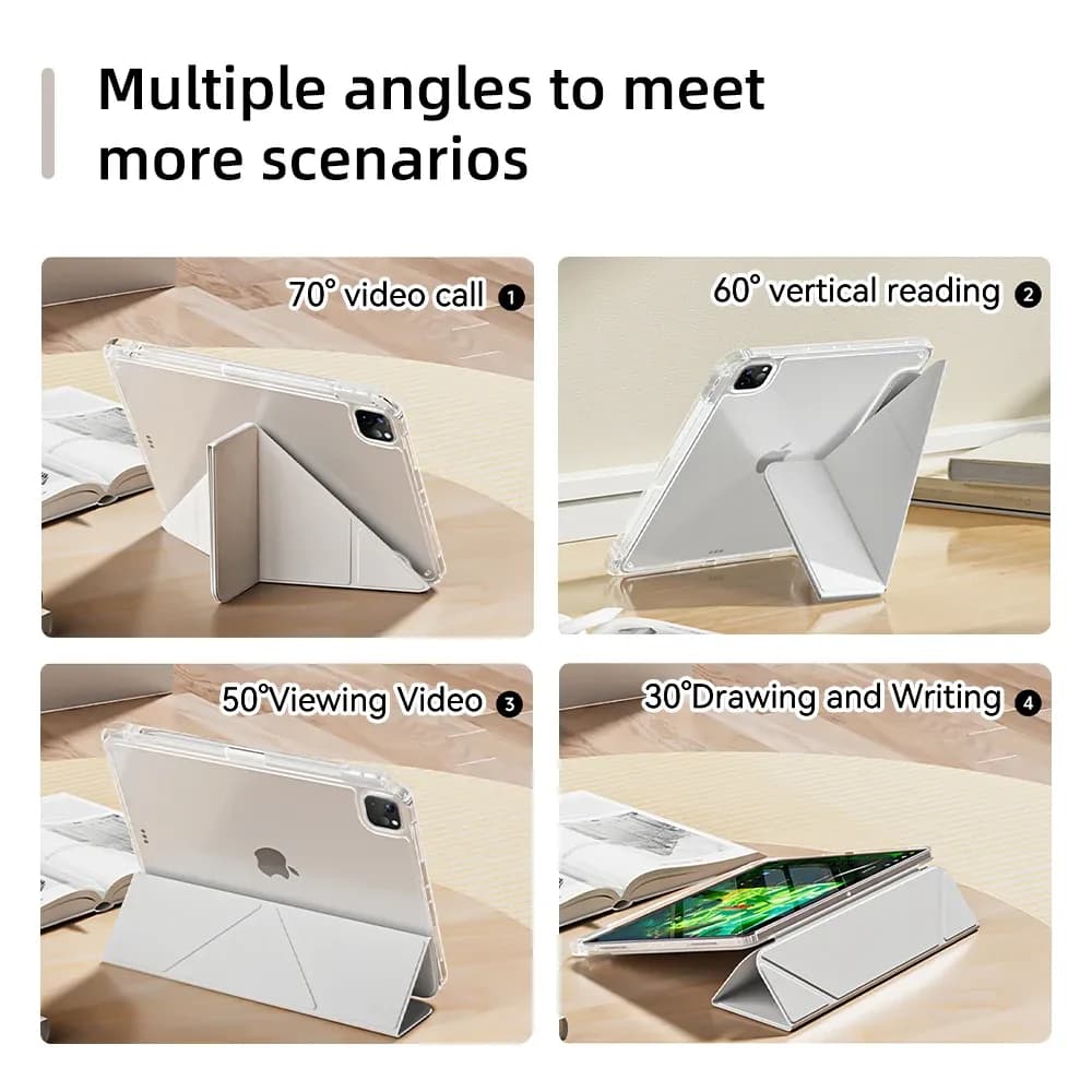Étui Magnétique Pliable pour iPad Pro, iPad Air et iPad (9,7 à 13 pouces) slide 3