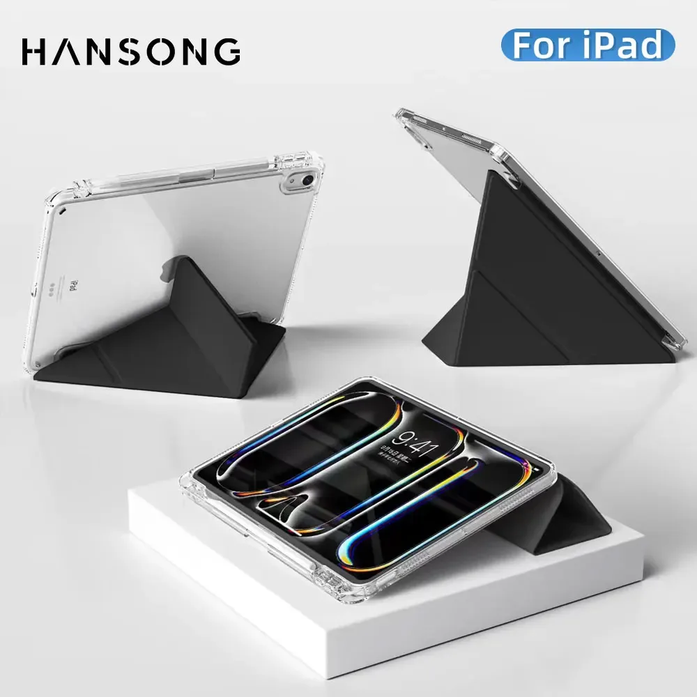 Étui Magnétique Pliable pour iPad Pro, iPad Air et iPad (9,7 à 13 pouces)