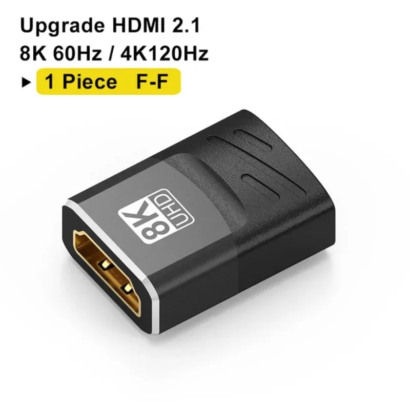 Adaptateur HDMI 2.1 8K Coudé (90° et 270°) Mâle vers Femelle - 48 Gbps, 8K@60Hz / 4K@120Hz slide 9