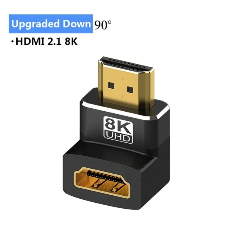 Adaptateur HDMI 2.1 8K Coudé (90° et 270°) Mâle vers Femelle - 48 Gbps, 8K@60Hz / 4K@120Hz slide 10