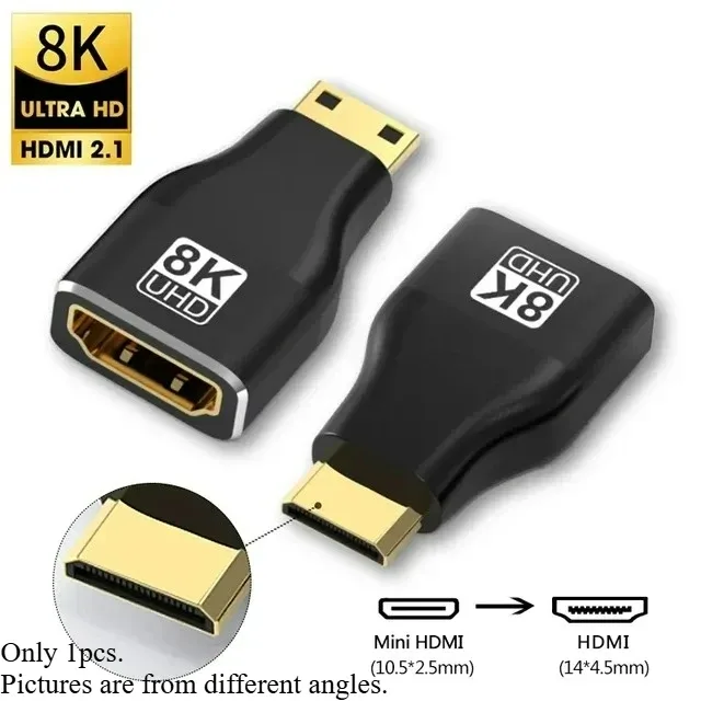 Adaptateur HDMI 2.1 8K Coudé (90° et 270°) Mâle vers Femelle - 48 Gbps, 8K@60Hz / 4K@120Hz slide 14