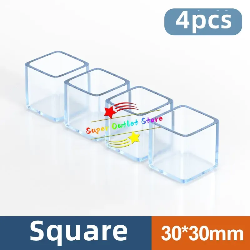 Embouts de protection pour pieds de chaise et de meuble - Transparents et antidérapants slide 24