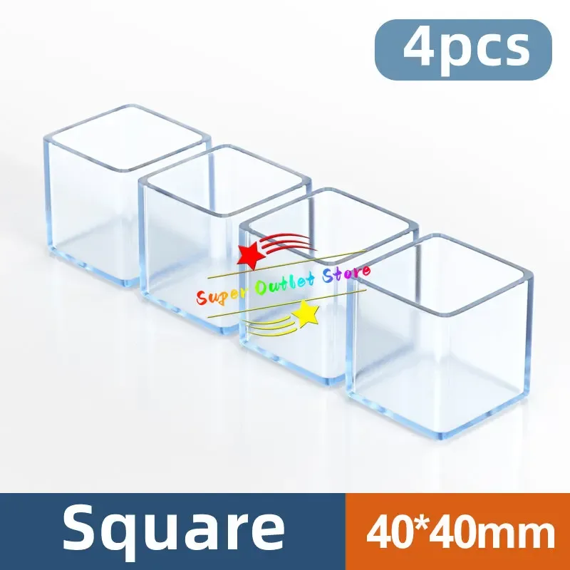 Embouts de protection pour pieds de chaise et de meuble - Transparents et antidérapants slide 23