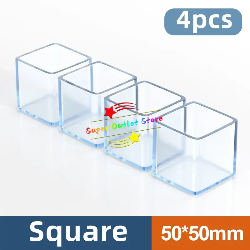 Embouts de protection pour pieds de chaise et de meuble - Transparents et antidérapants slide 20