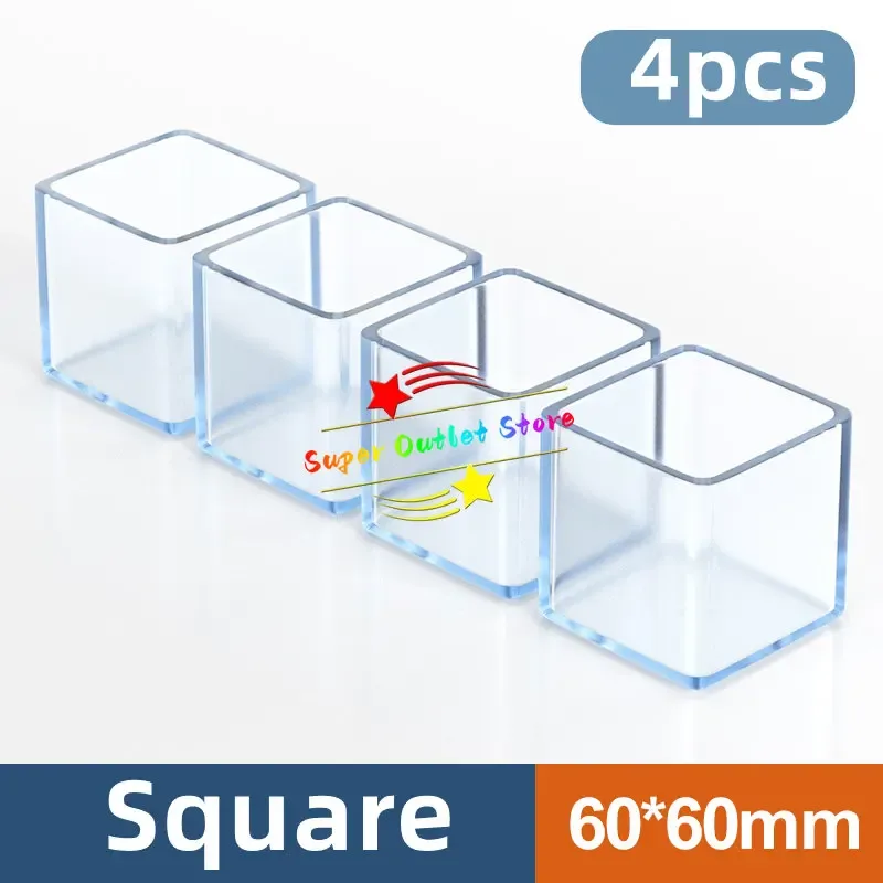 Embouts de protection pour pieds de chaise et de meuble - Transparents et antidérapants slide 21