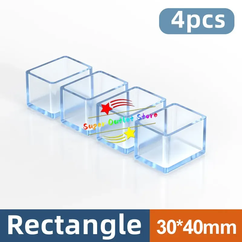 Embouts de protection pour pieds de chaise et de meuble - Transparents et antidérapants slide 17