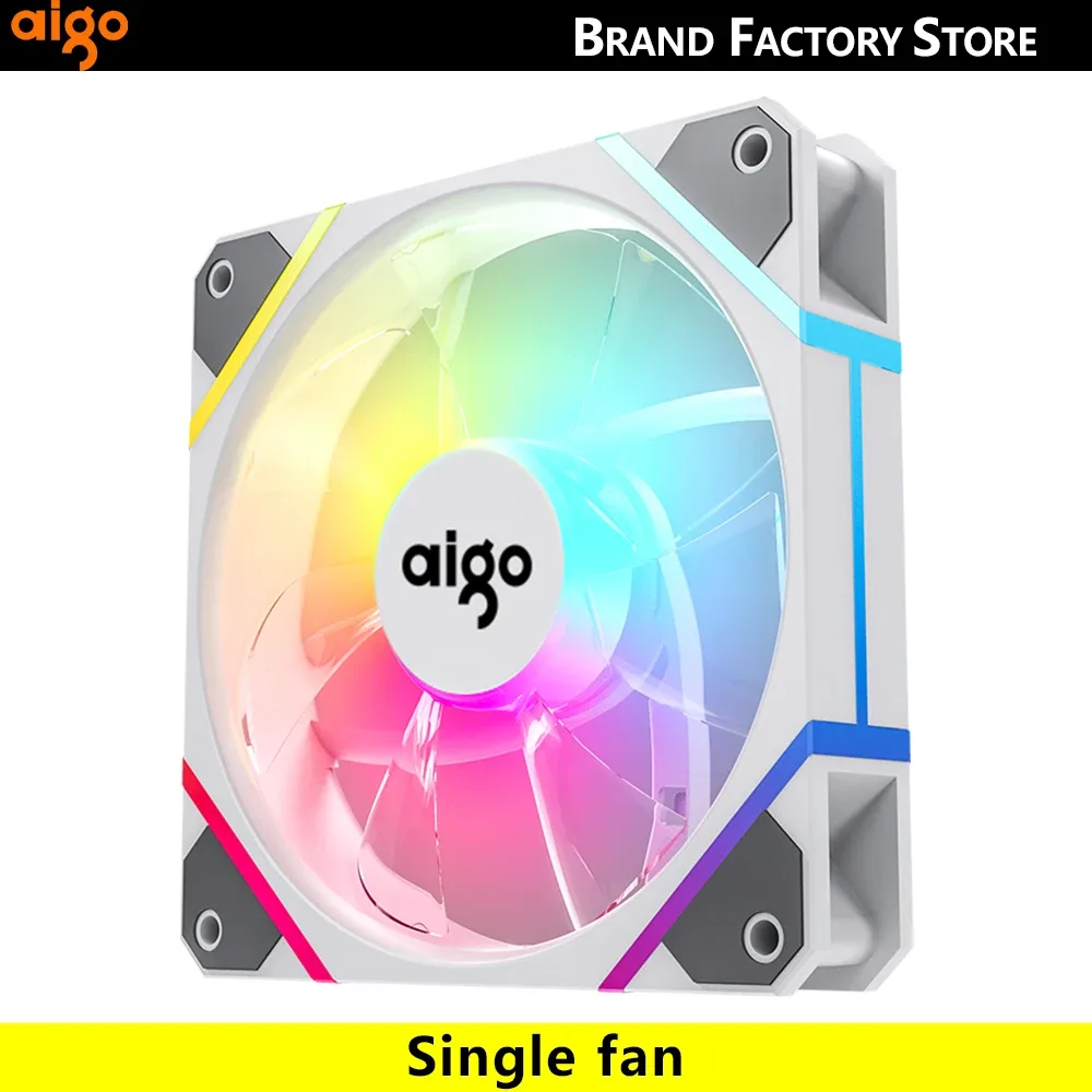 Ventilateur de boîtier Aigo AM12 ARGB 120 mm - Blanc slide 12