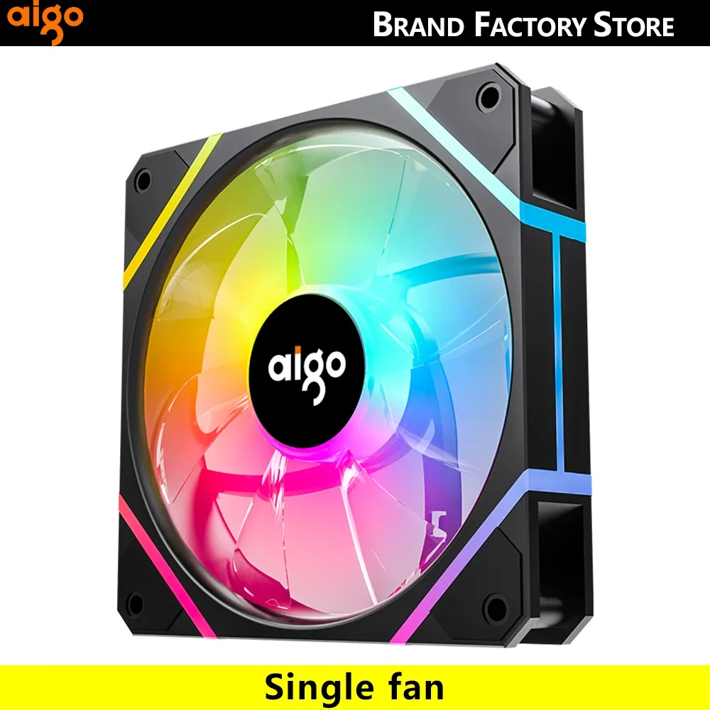 Ventilateur de boîtier Aigo AM12 ARGB 120 mm - Blanc slide 11