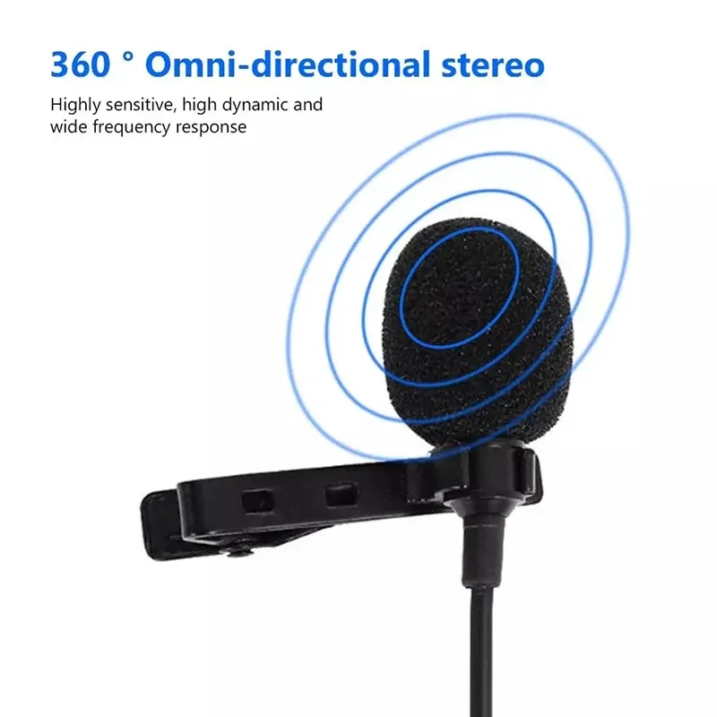 Microphone cravate filaire à condensateur (Jack 3,5 mm et USB-C) slide 5
