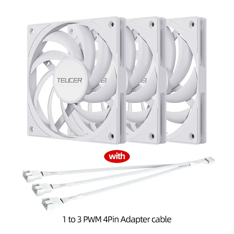 Teucer UT-12015 - Ventilateur de boîtier PWM 120mm ultra-mince (15mm) slide 16