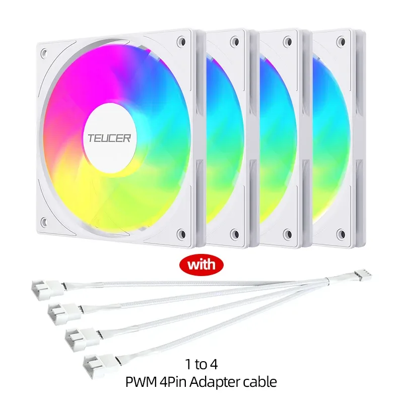 Teucer UT-12015 - Ventilateur de boîtier PWM 120mm ultra-mince (15mm) slide 21