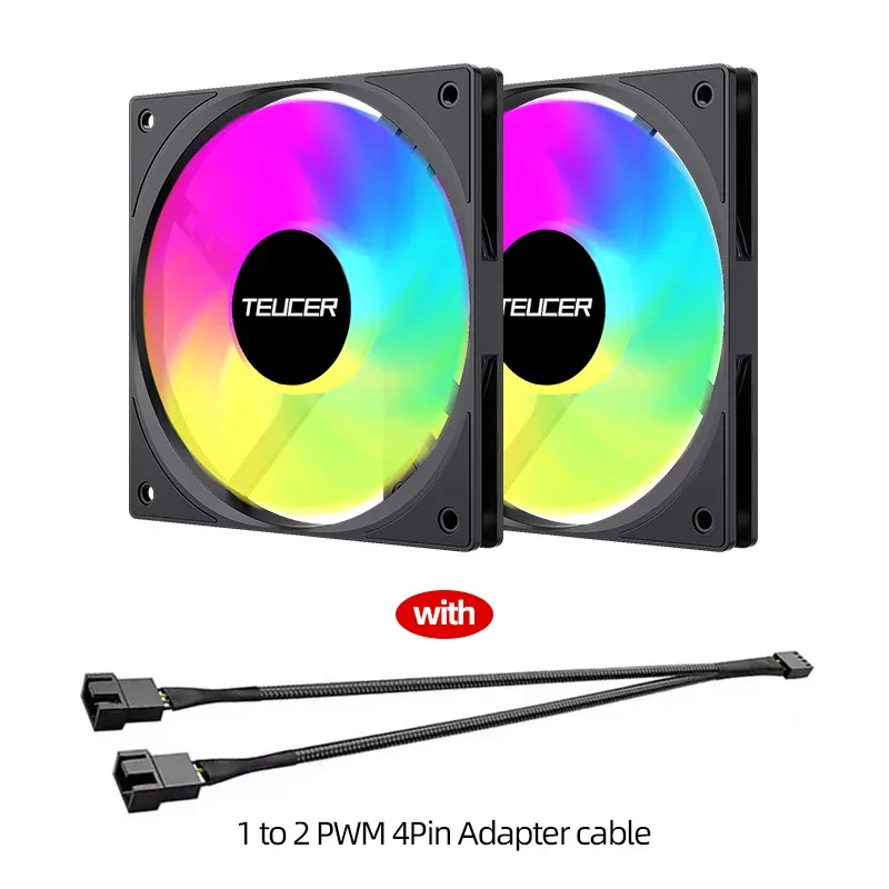 Teucer UT-12015 - Ventilateur de boîtier PWM 120mm ultra-mince (15mm) slide 19