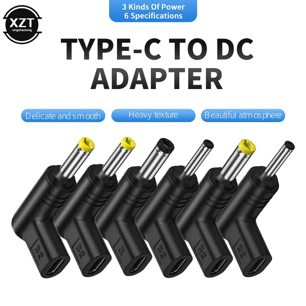 Adaptateur universel USB-C PD vers Jack DC (5V, 9V, 12V) pour routeur et tablette - Image 1
