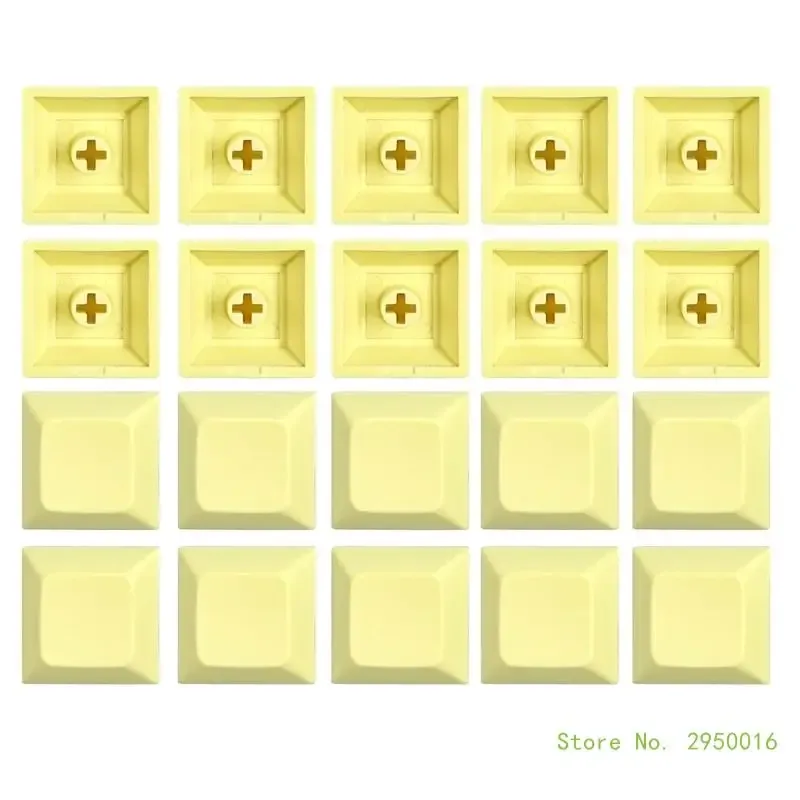 Lot de 20 keycaps vierges profil DSA 1U pour clavier mécanique slide 19