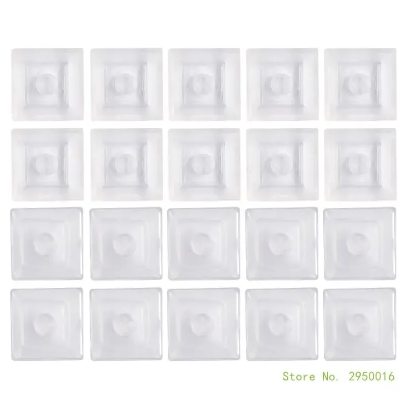 Lot de 20 keycaps vierges profil DSA 1U pour clavier mécanique slide 22