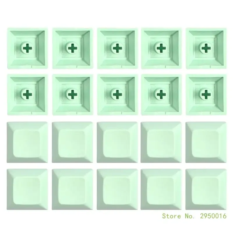 Lot de 20 keycaps vierges profil DSA 1U pour clavier mécanique slide 15