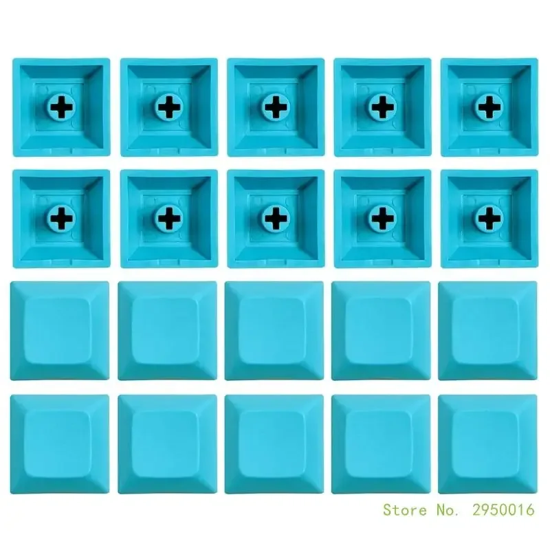 Lot de 20 keycaps vierges profil DSA 1U pour clavier mécanique slide 16