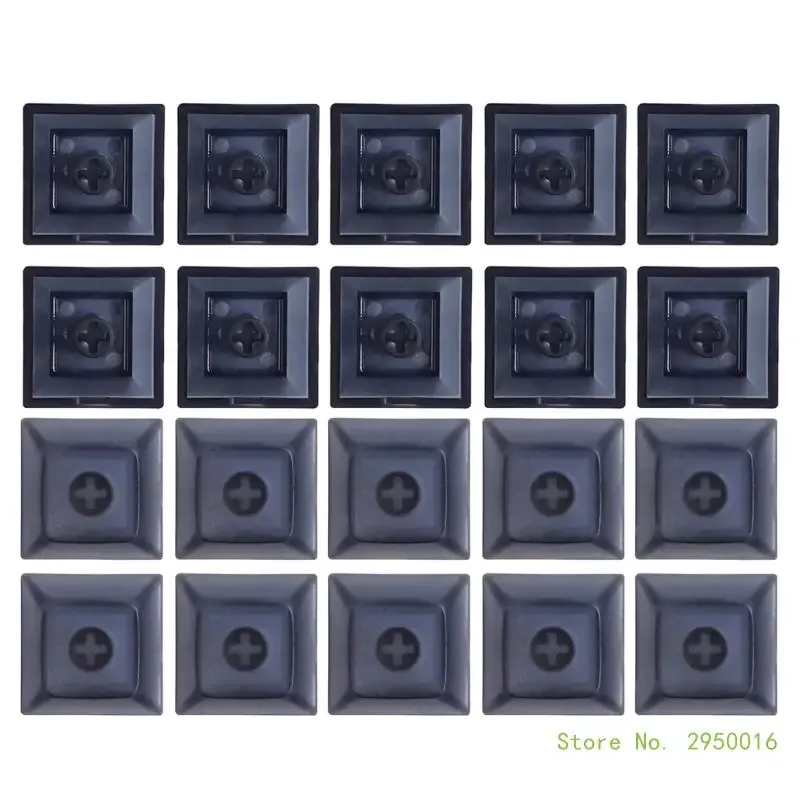 Lot de 20 keycaps vierges profil DSA 1U pour clavier mécanique slide 17