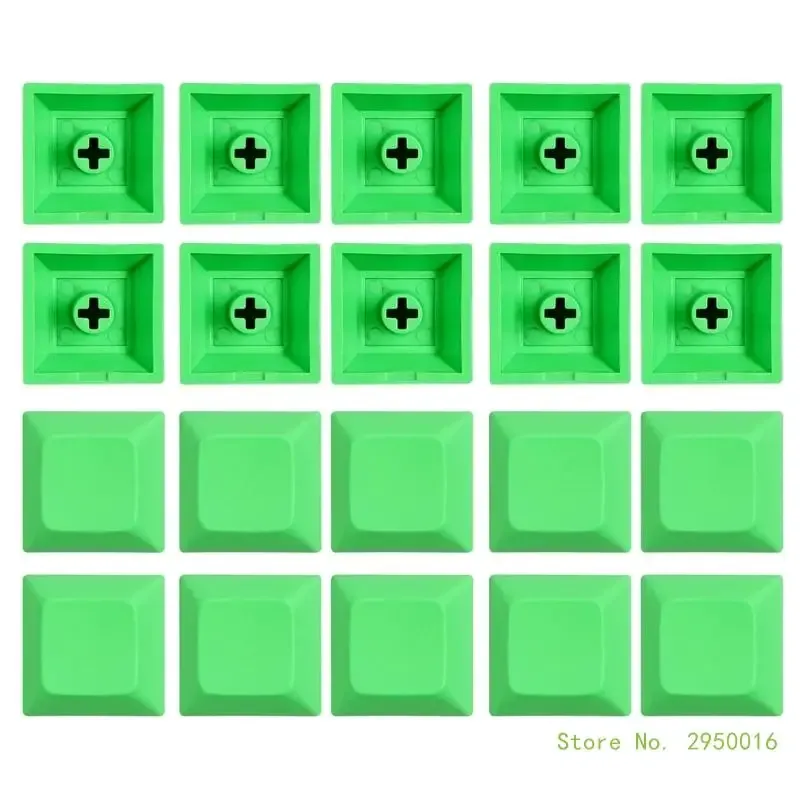 Lot de 20 keycaps vierges profil DSA 1U pour clavier mécanique slide 12