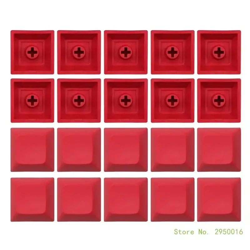 Lot de 20 keycaps vierges profil DSA 1U pour clavier mécanique slide 13