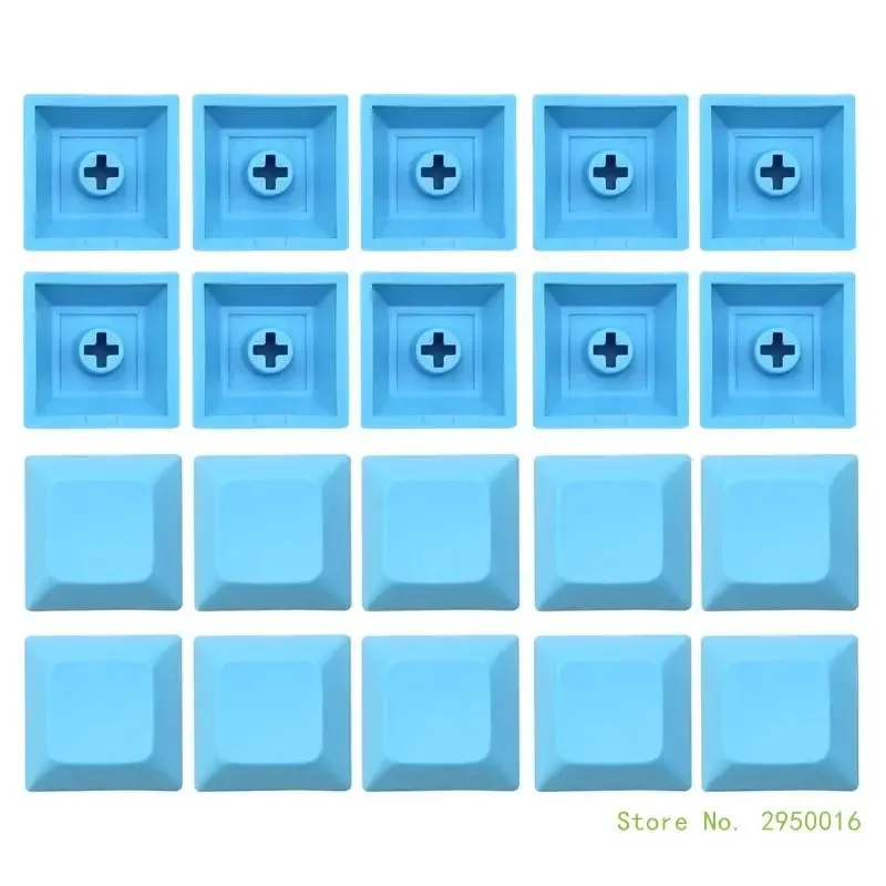 Lot de 20 keycaps vierges profil DSA 1U pour clavier mécanique slide 7