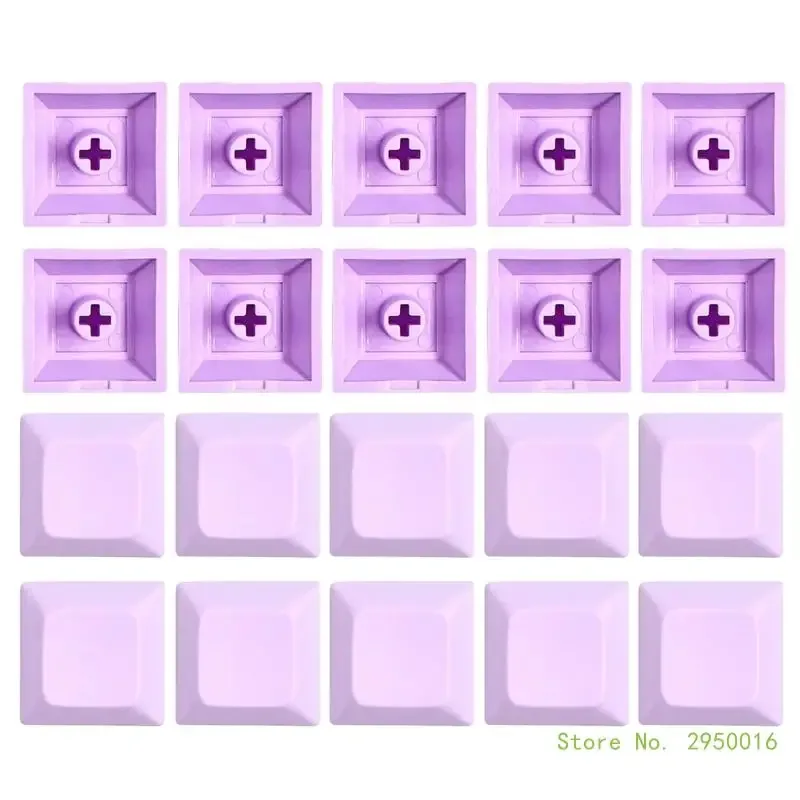 Lot de 20 keycaps vierges profil DSA 1U pour clavier mécanique slide 10