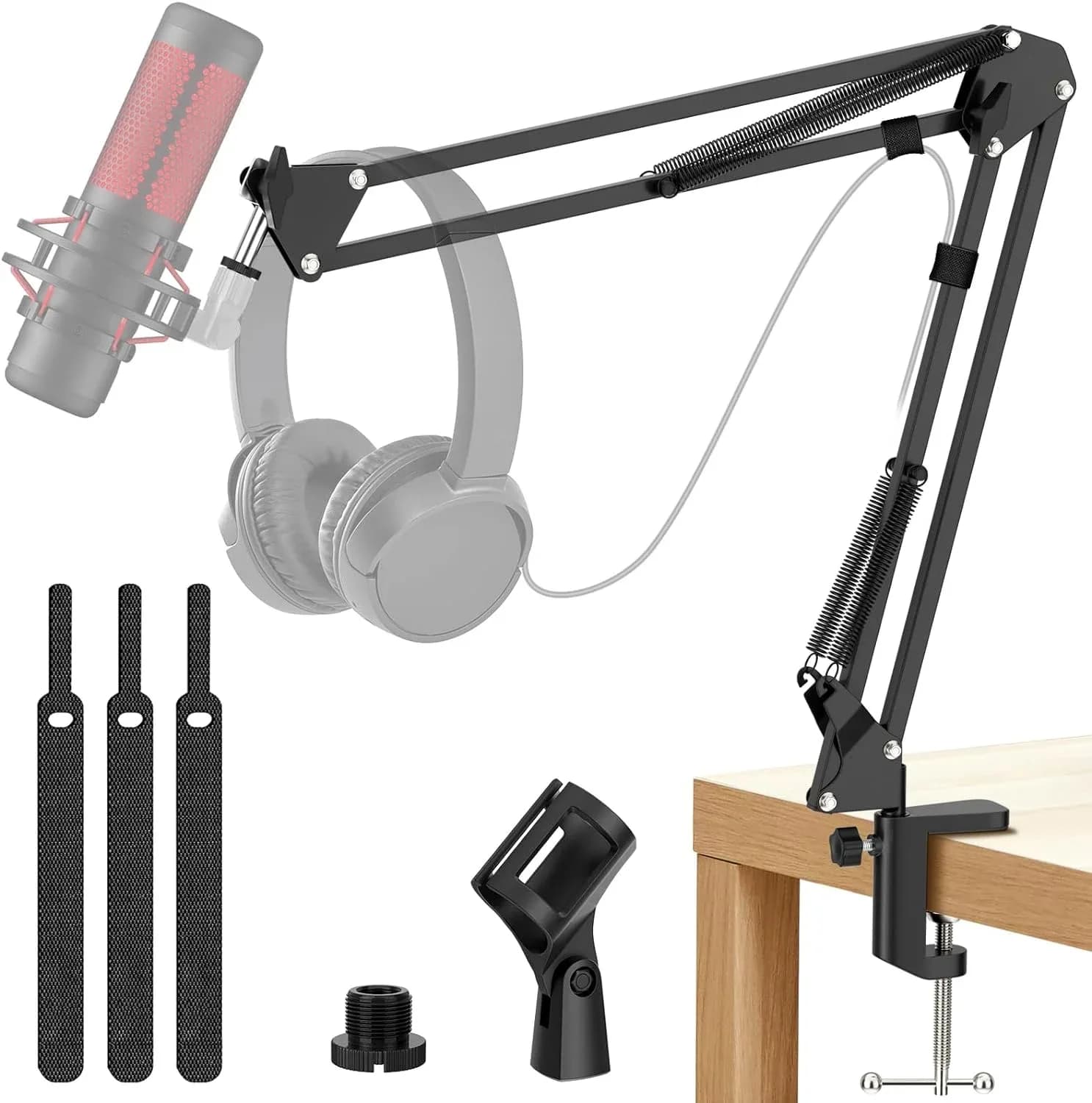 Bras articulé professionnel pour microphone de bureau - Compatible SM7B, AM8, A8, A6V, K658, K688, K669 - Image 1