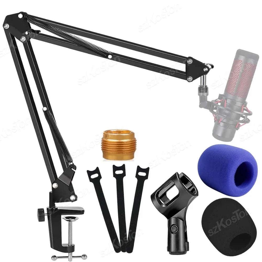 Bras articulé professionnel pour microphone de bureau - Compatible SM7B, AM8, A8, A6V, K658, K688, K669 slide 8