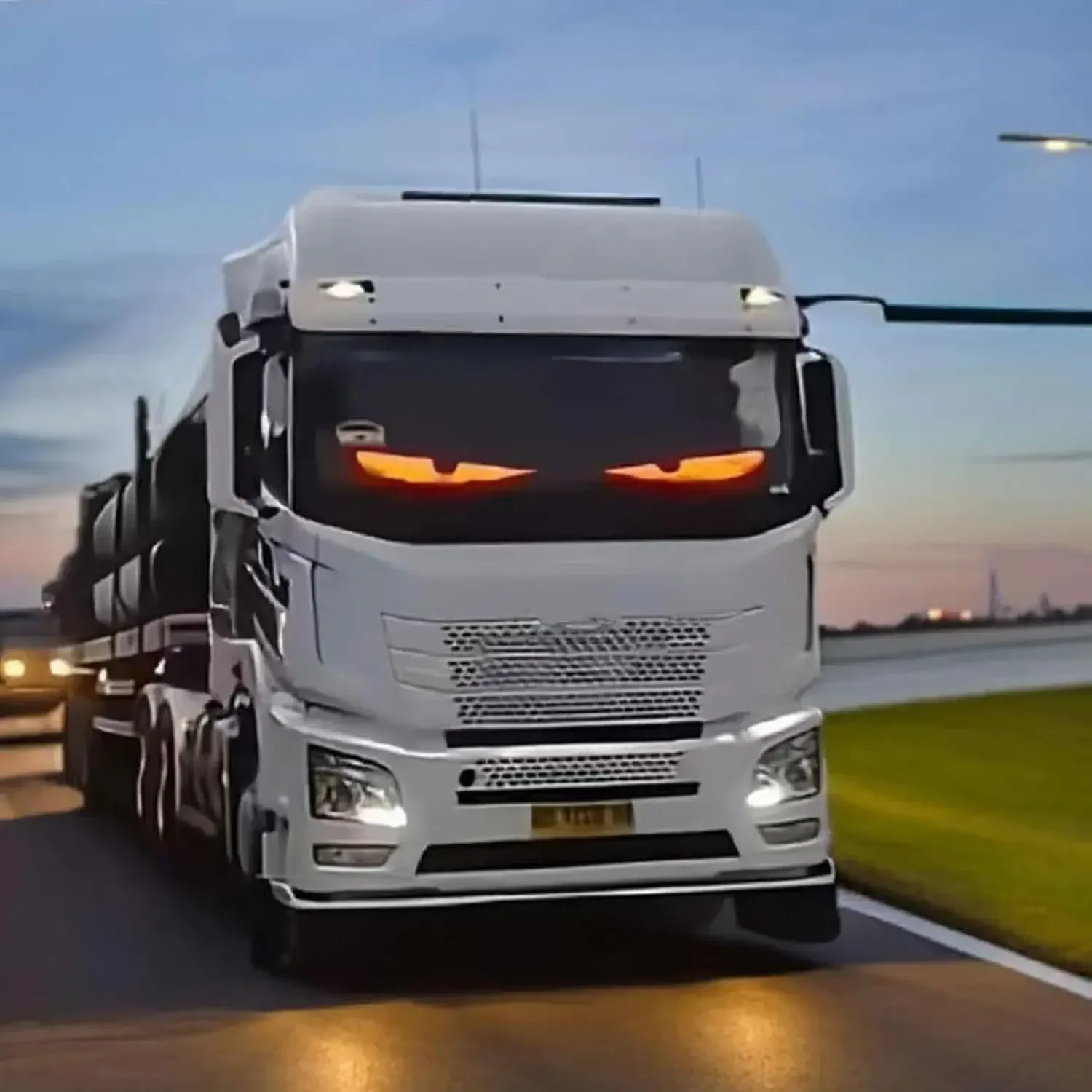 Écran LED Matriciel Flexible "Yeux de Diable" pour Voiture - Contrôle via Application - Image 6