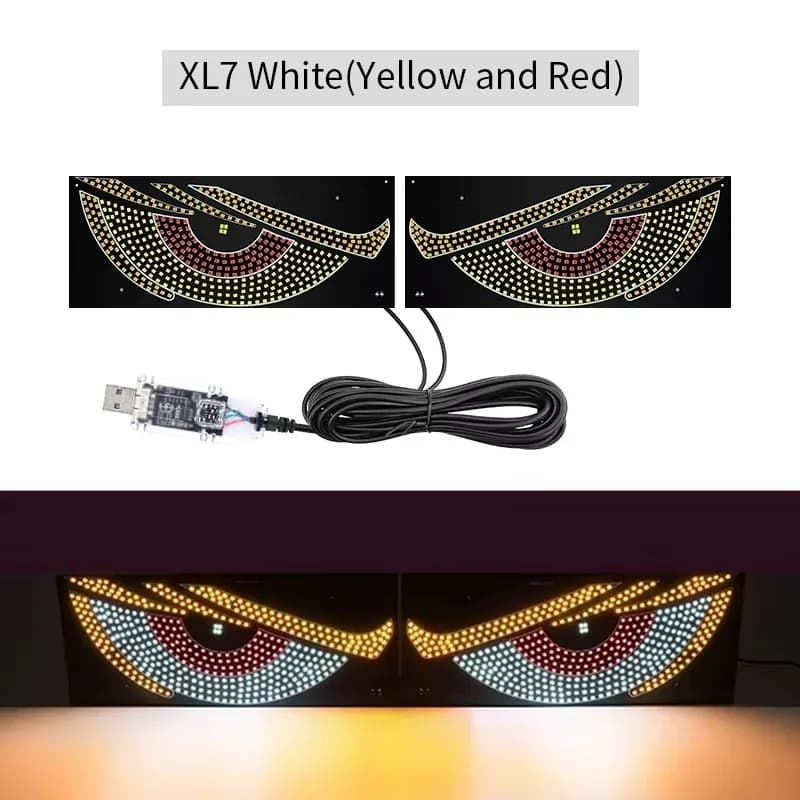 Écran LED Matriciel Flexible "Yeux de Diable" pour Voiture - Contrôle via Application slide 8