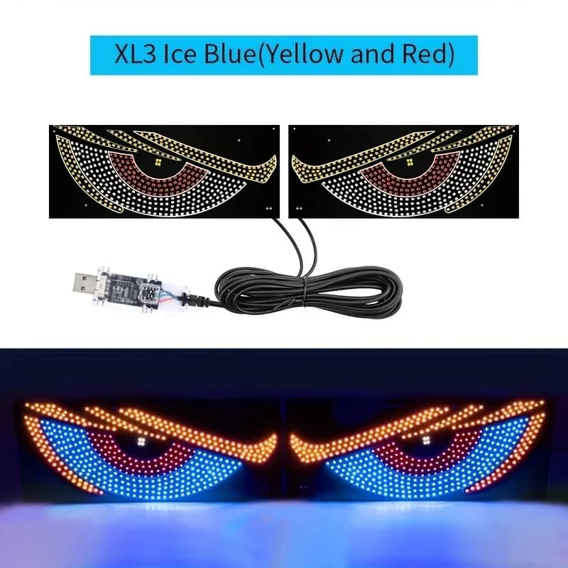 Écran LED Matriciel Flexible "Yeux de Diable" pour Voiture - Contrôle via Application slide 9