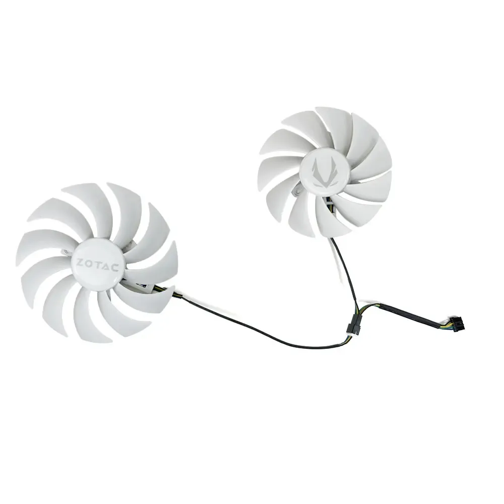 Ventilateur de Remplacement Blanc pour Zotac GeForce RTX 3060, 3060 Ti, 3070 - 89mm - Image 4