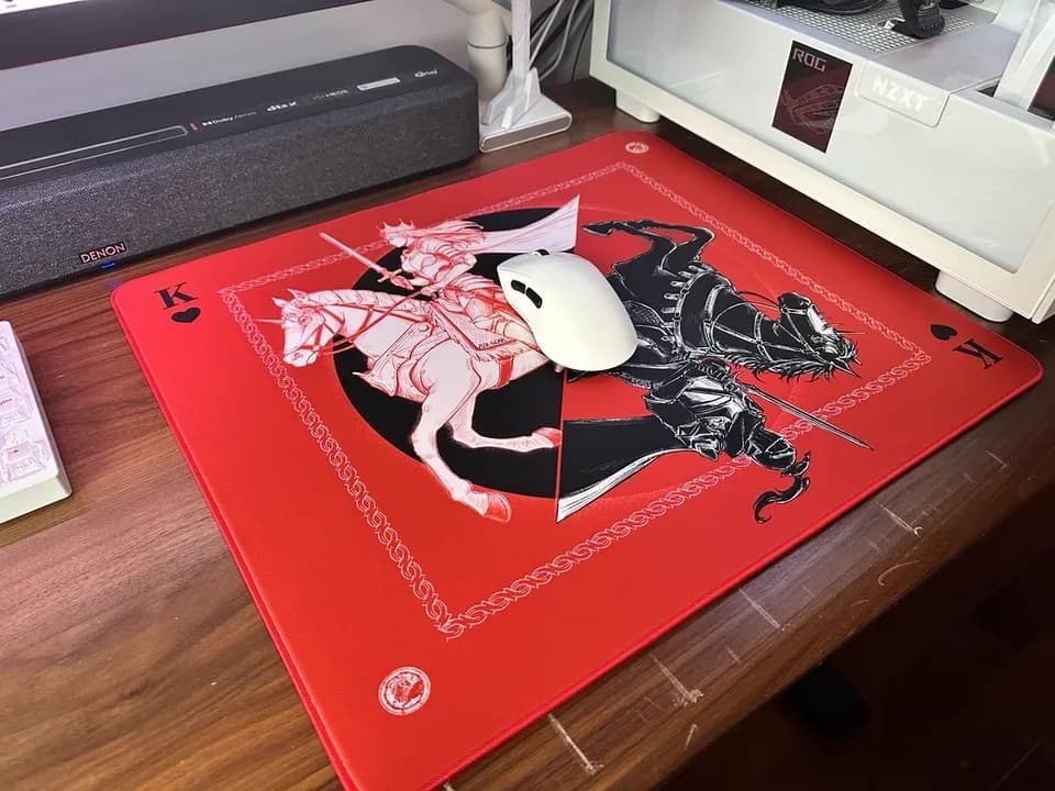 Tapis de souris gaming ATK Warhorse Battle Riding - Illustration originale - Fearless Contract Delta - Image 6