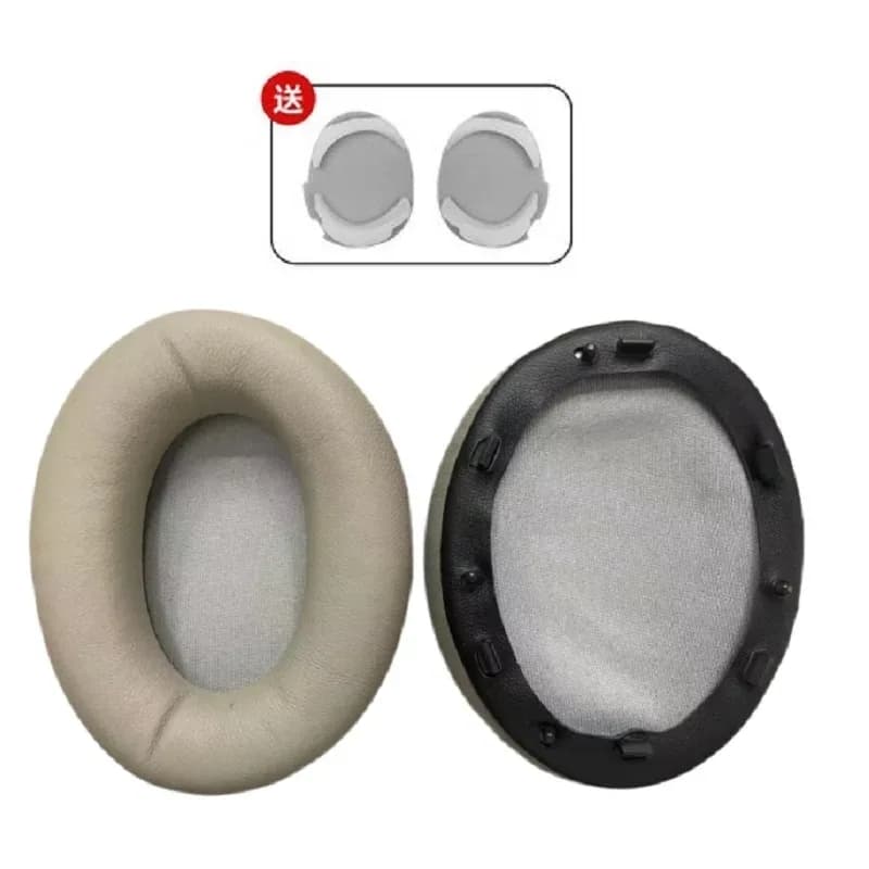 Coussinets d'oreille en peau de mouton véritable pour Sony WH-1000XM3 et WH-1000XM4 - Image 5