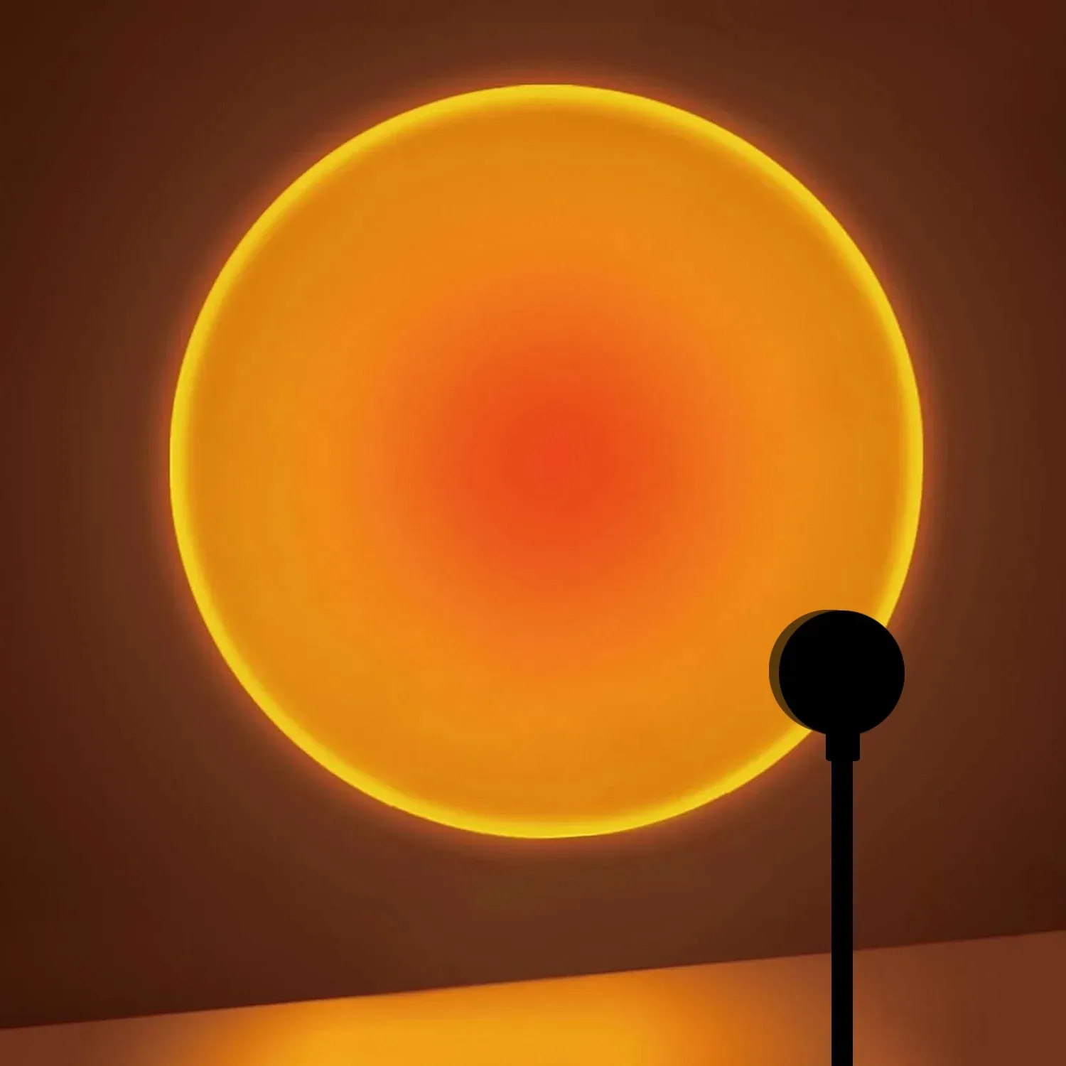 Lampe de projection coucher de soleil USB rotative - Image 1