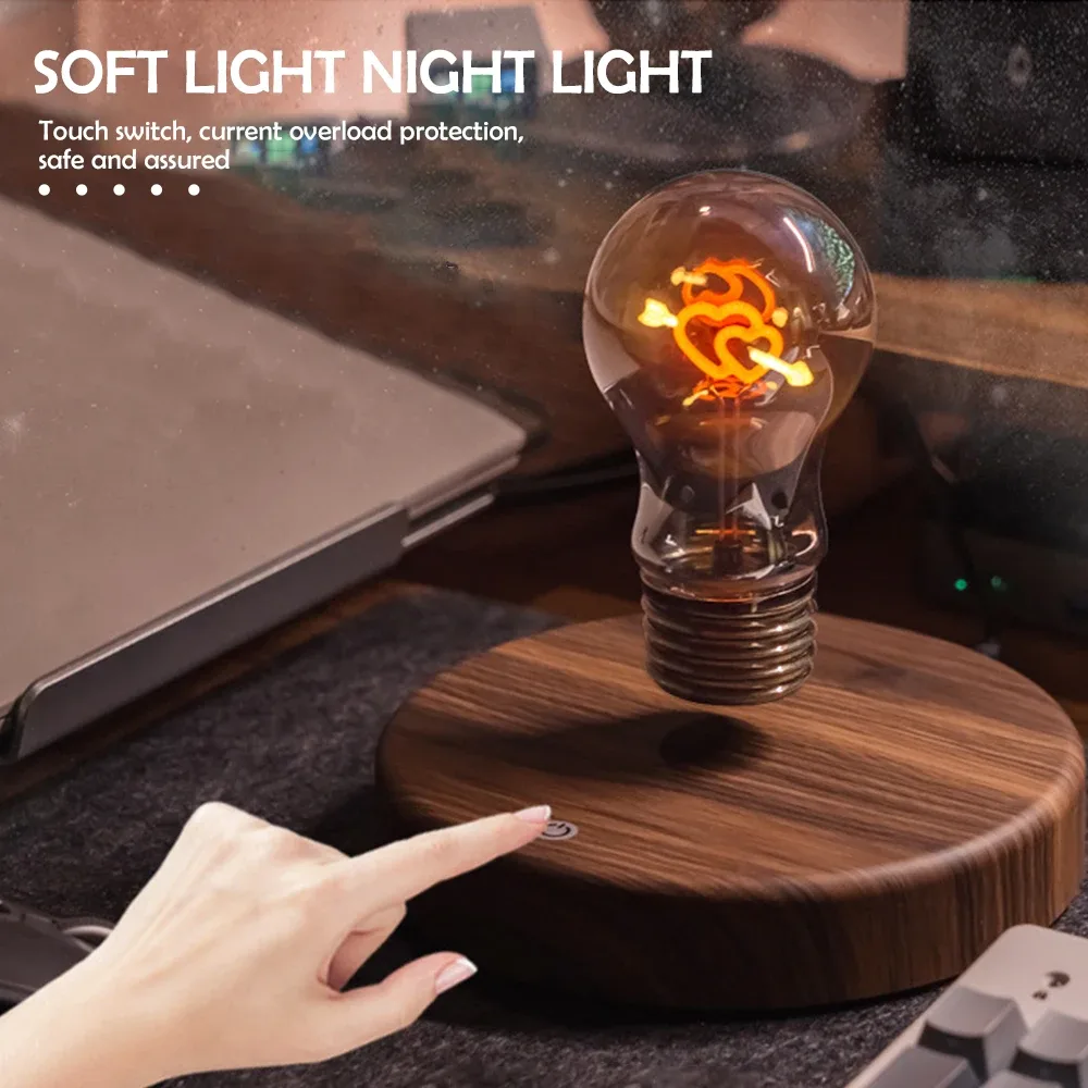 Lampe lune à lévitation magnétique avec rotation à 360° et 3 modes de couleur - Image 5