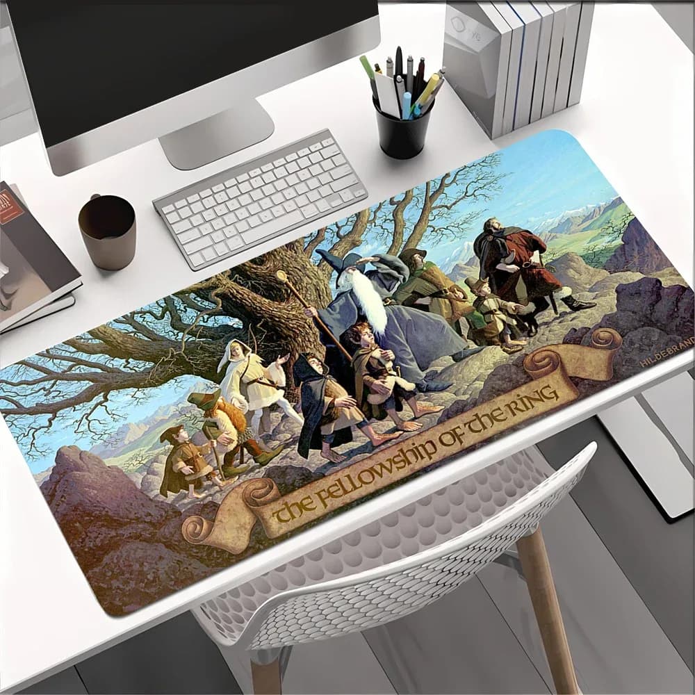 Tapis de souris XXL Le Seigneur des Anneaux - Gaming et antidérapant - 1000x500mm - Image 1